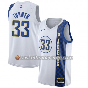 Maillot Basket Indiana Pacers Myles Turner 33 2019-20 Nike City Edition Swingman - Homme